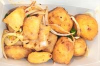 Salt Pepper Squid with Chicken Balls